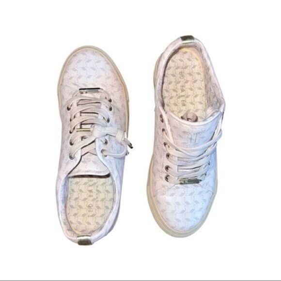 Ted baker pink motif flamingo sneakers size 39 - Picture 1 of 13